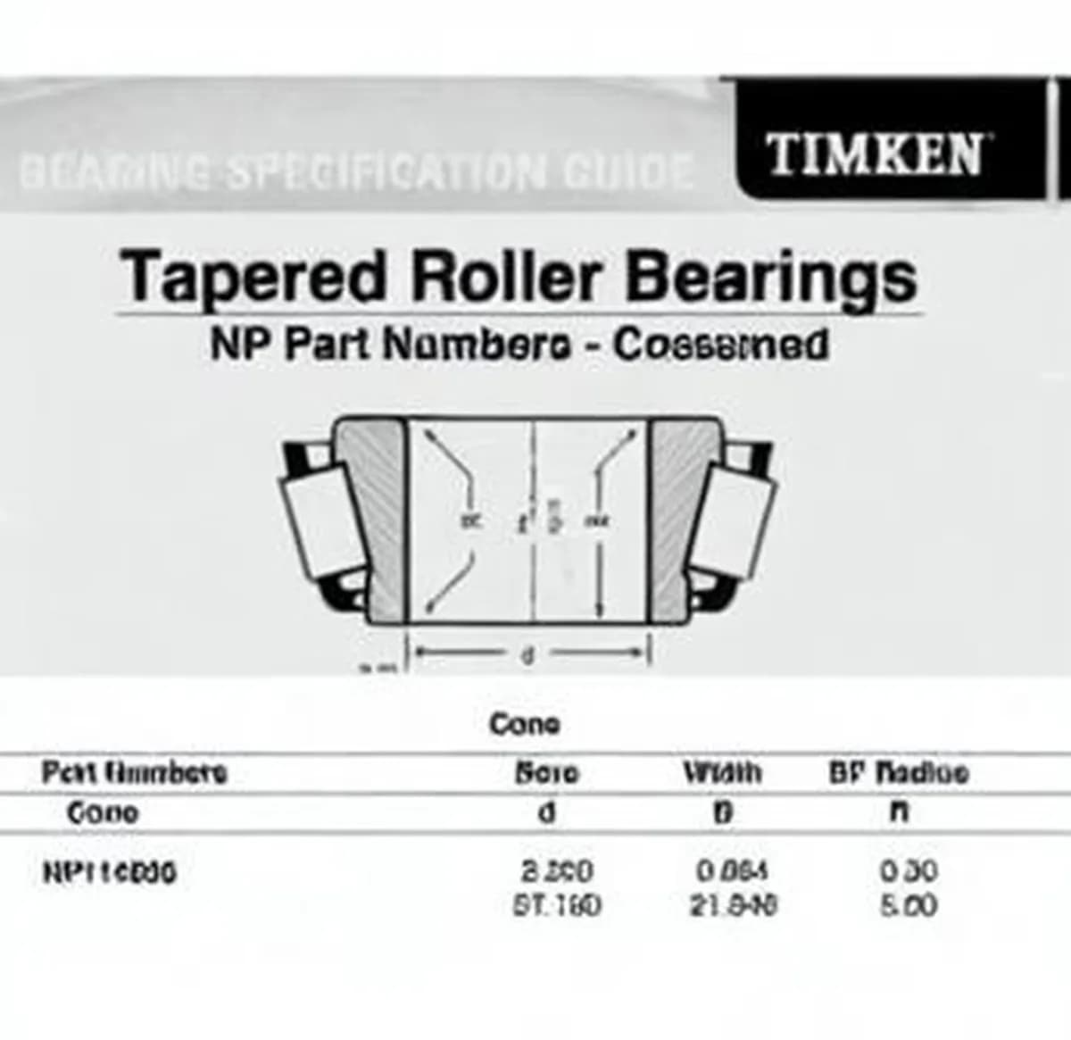 TIMKEN NP114036-TIMKEN - Image 1