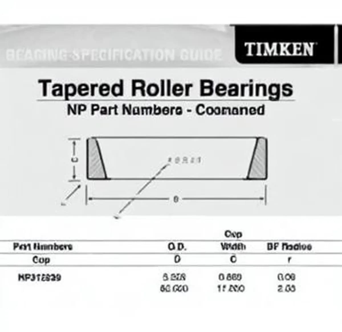 TIMKEN NP312529-TIMKEN - Image 1
