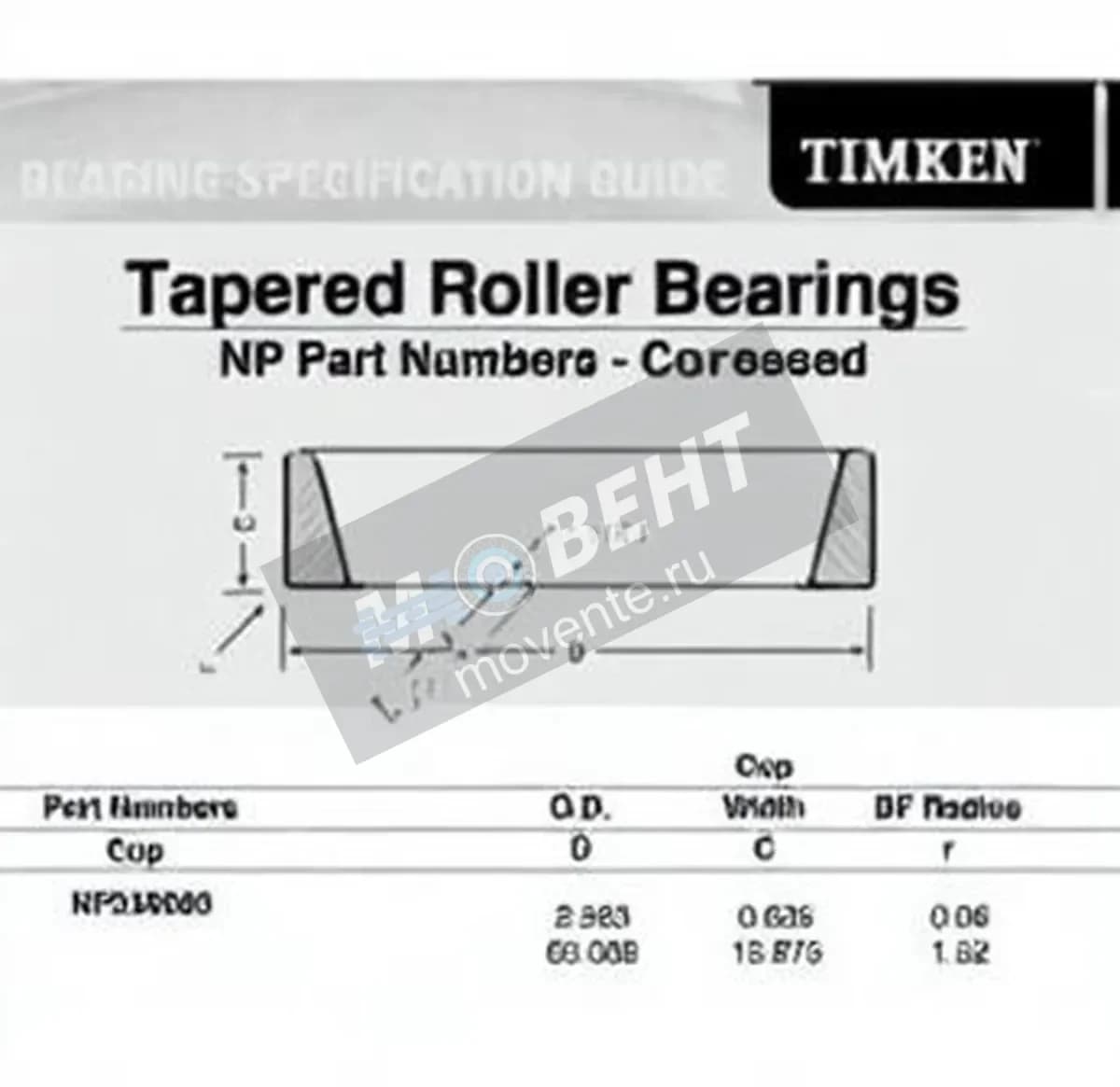 TIMKEN NP259680-TIMKEN - Image 1