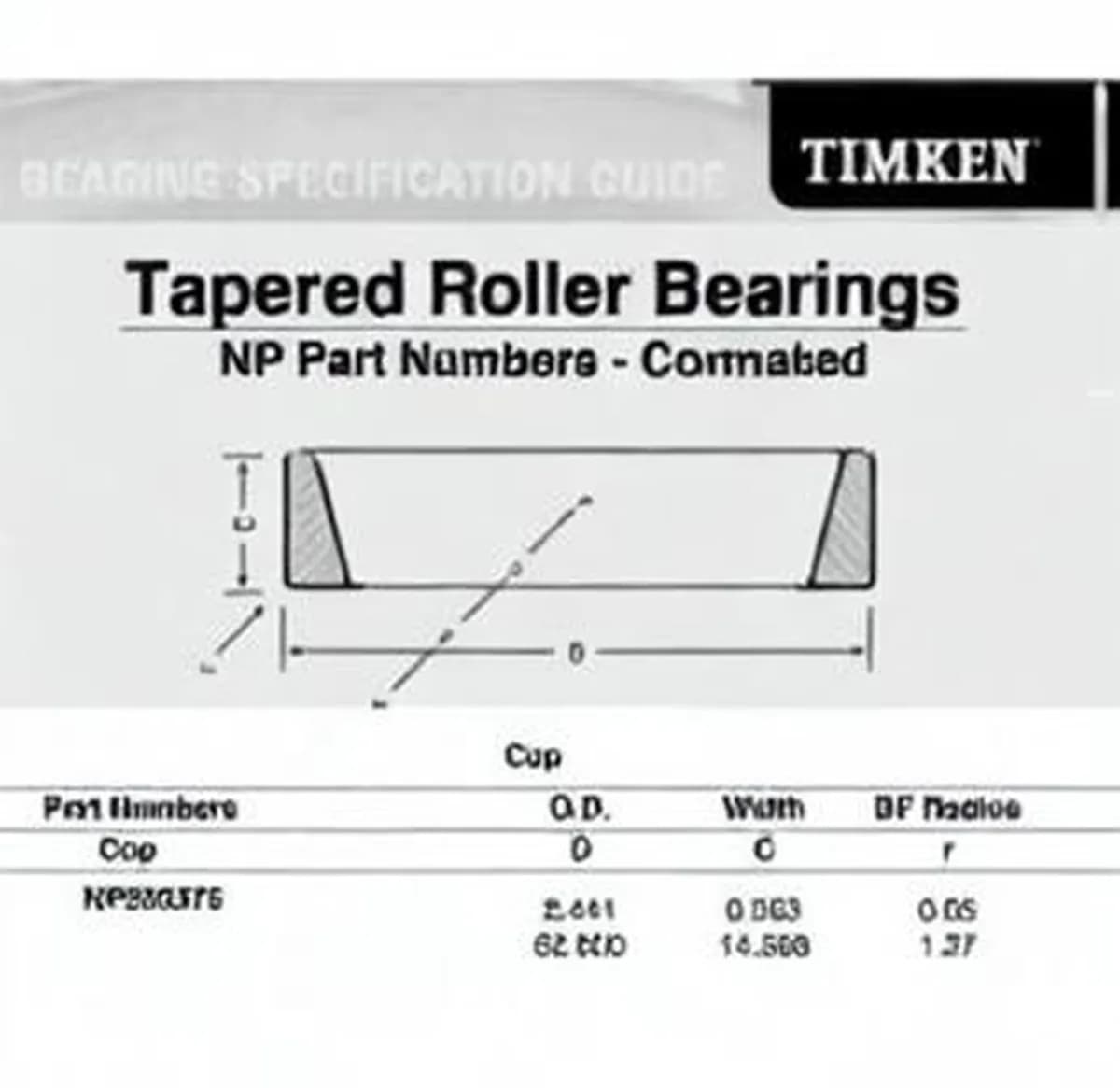 TIMKEN NP550375-TIMKEN - Image 1