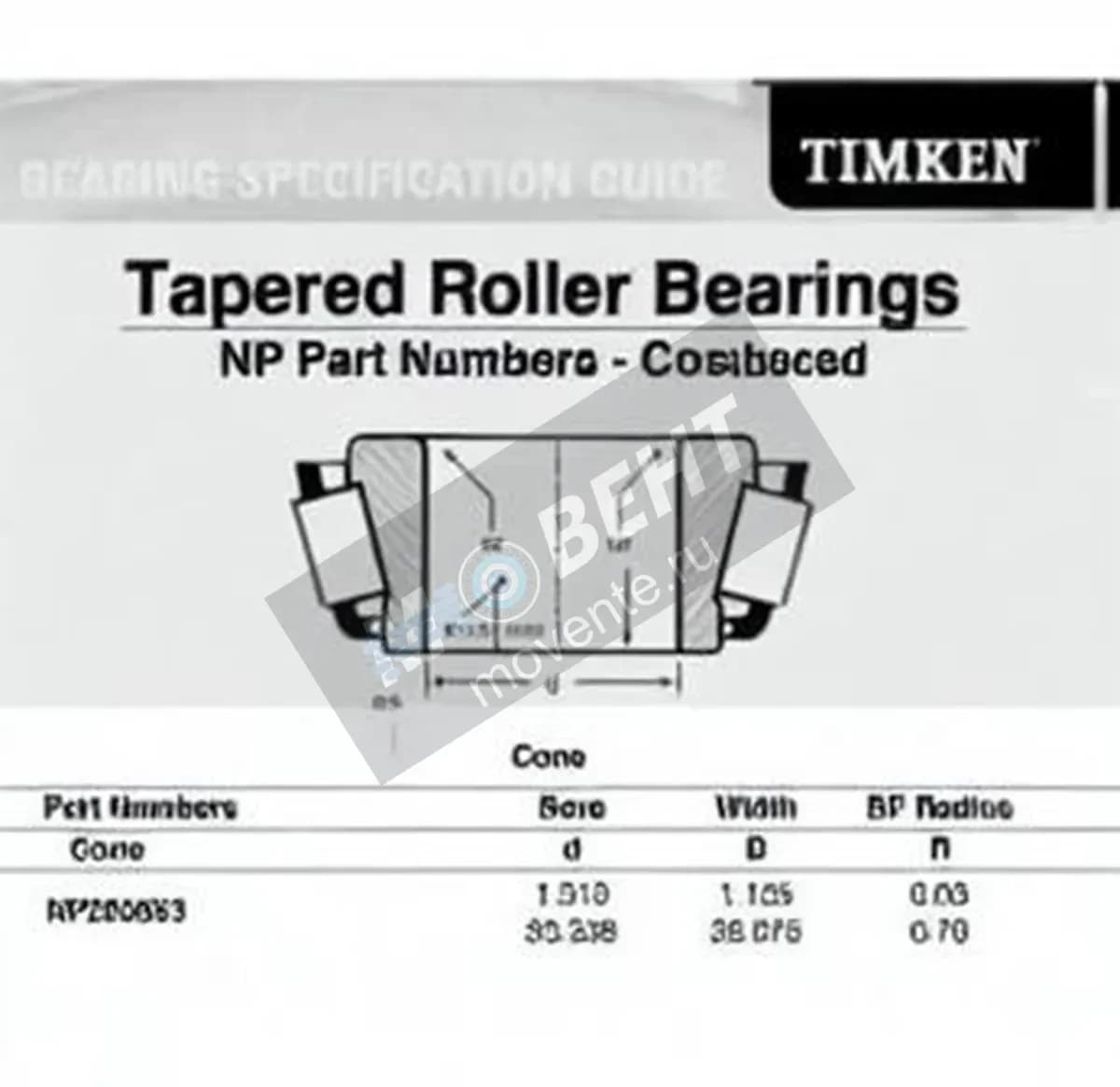 TIMKEN NP202653-TIMKEN - Image 1