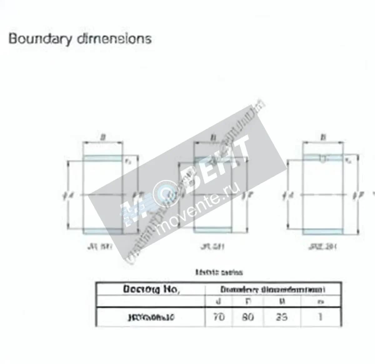 JTEKT JR70X80X25-JTEKT - Image 1
