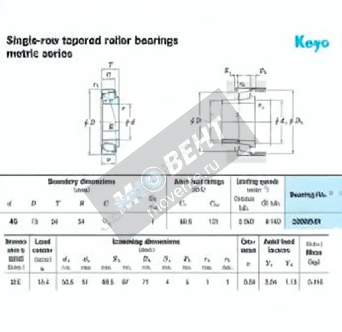 JTEKT 33009-JR-JTEKT - Image 1