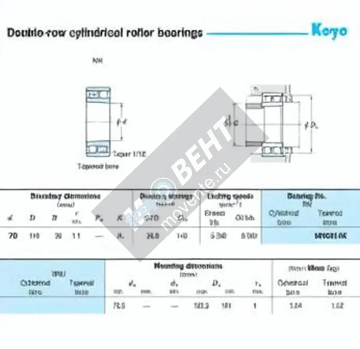 JTEKT NN3014K-JTEKT - Image 1
