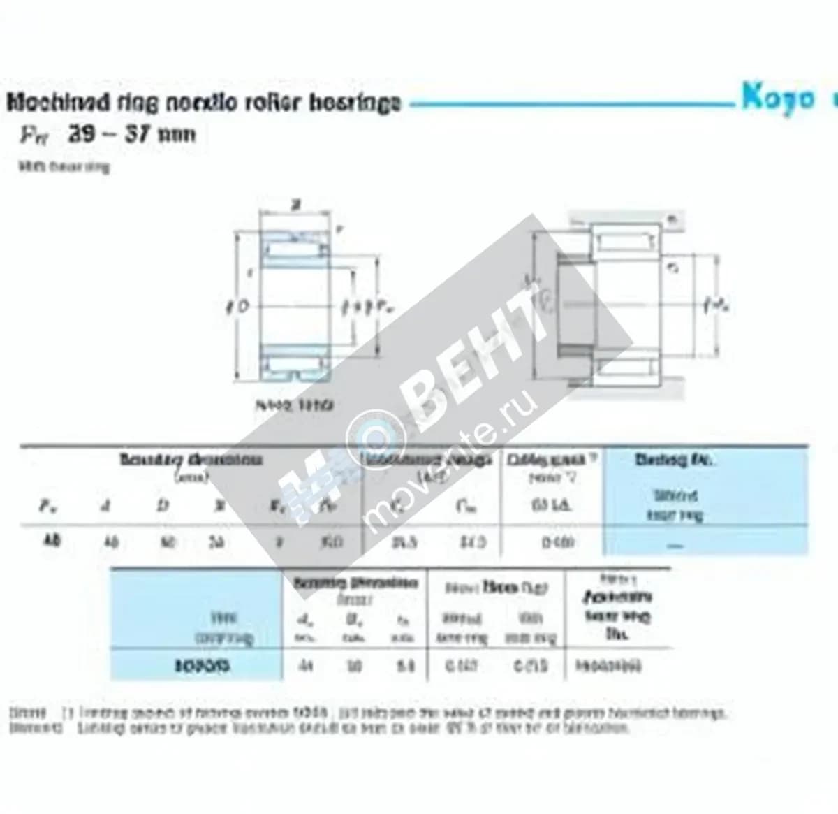 JTEKT NA5908-JTEKT - Image 1