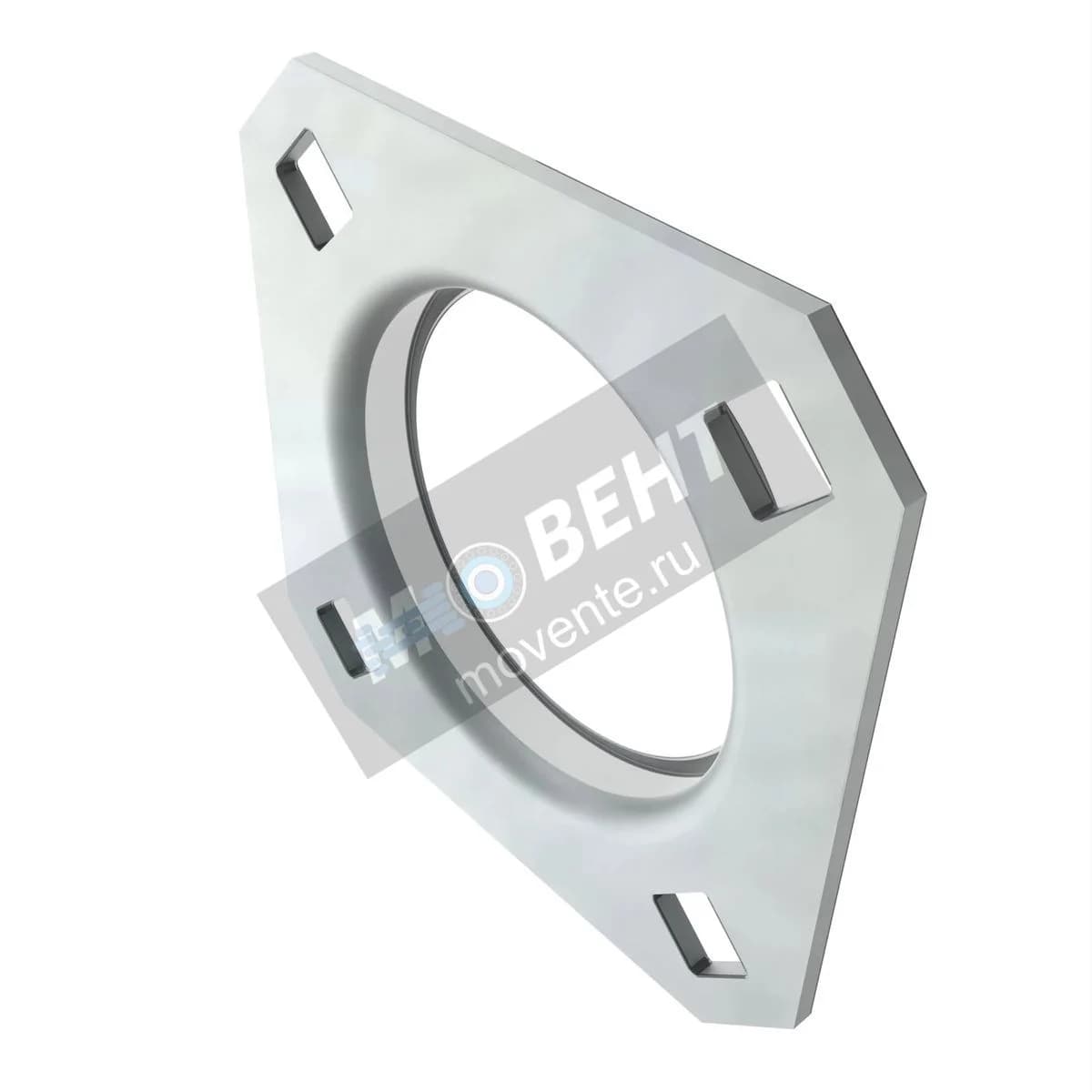 H133621: Корпус подшипника фланцевый с 4 отверстиями