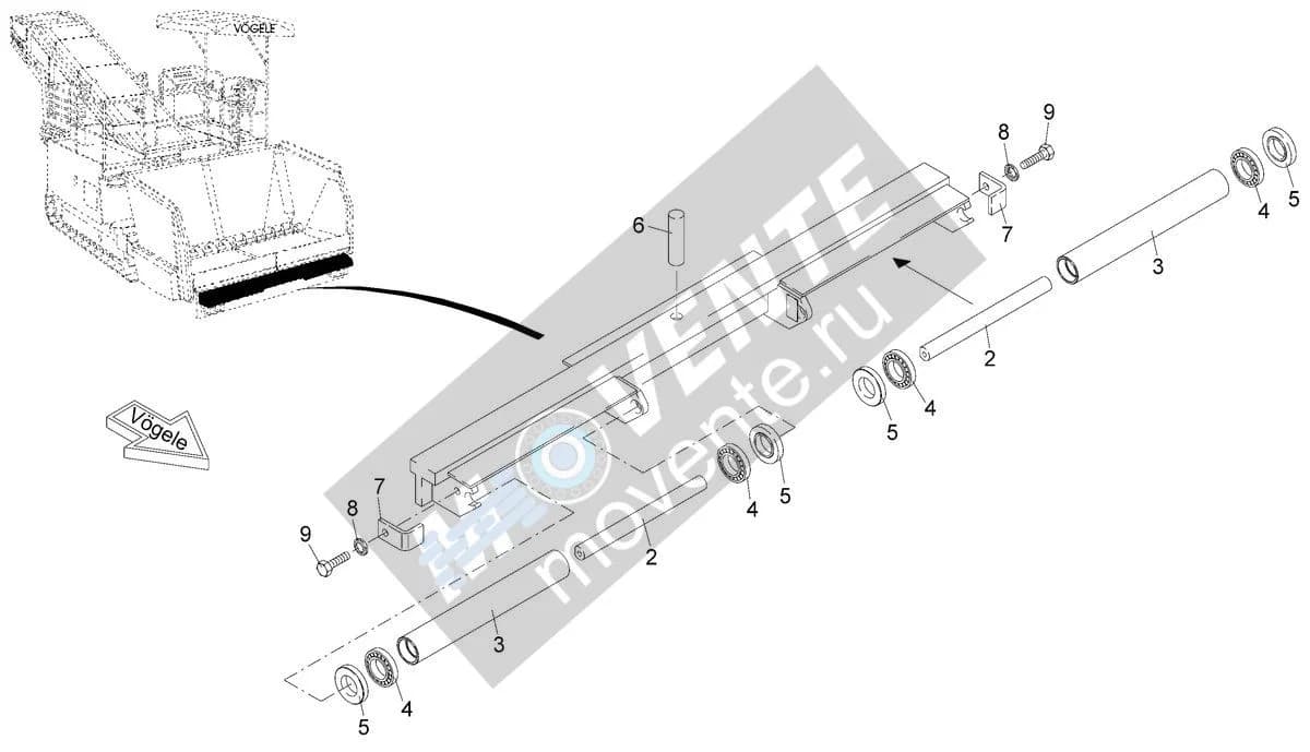9538100625 подшипник Vögele - Image 1