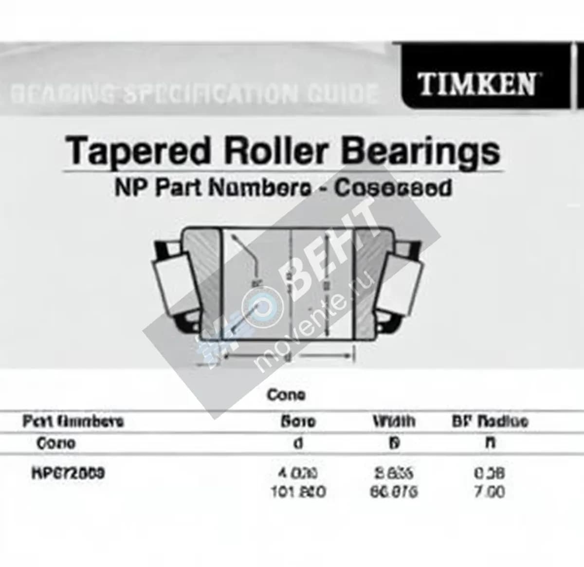TIMKEN NP672869-TIMKEN - Image 1