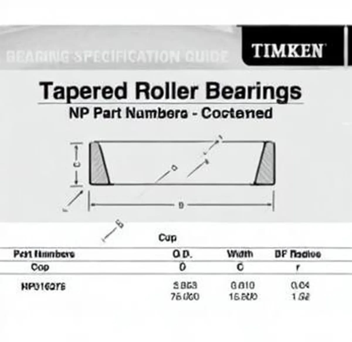 TIMKEN NP516275-TIMKEN - Image 1