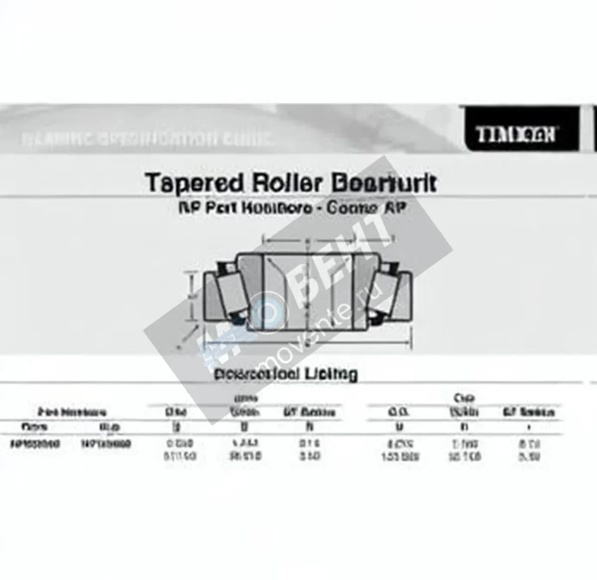 TIMKEN NP930036-NP193660-TIMKEN - Image 1