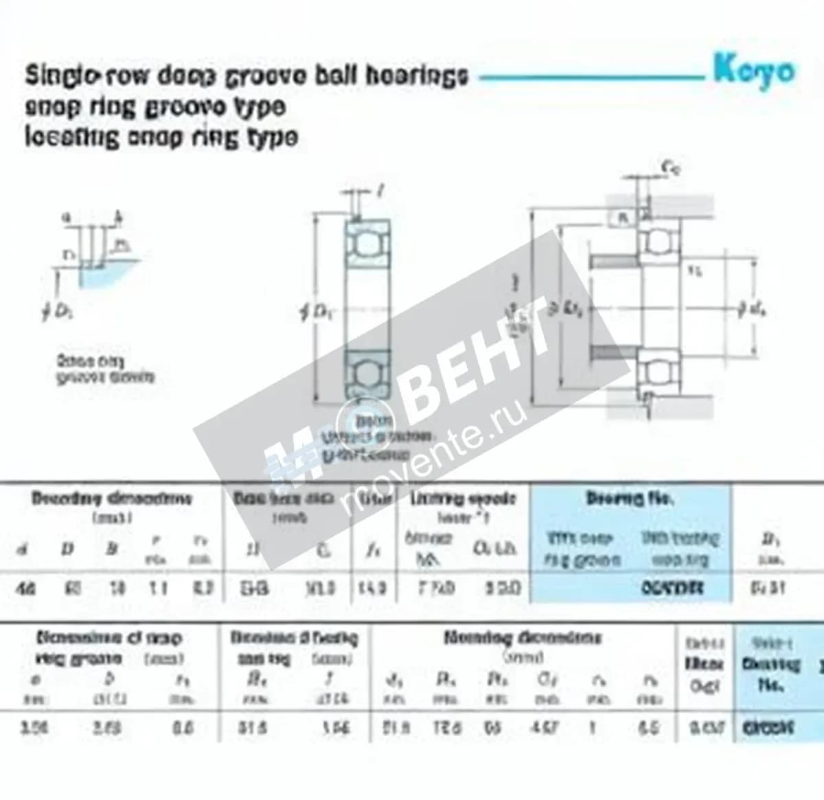 JTEKT 6209-NR-JTEKT - Image 1