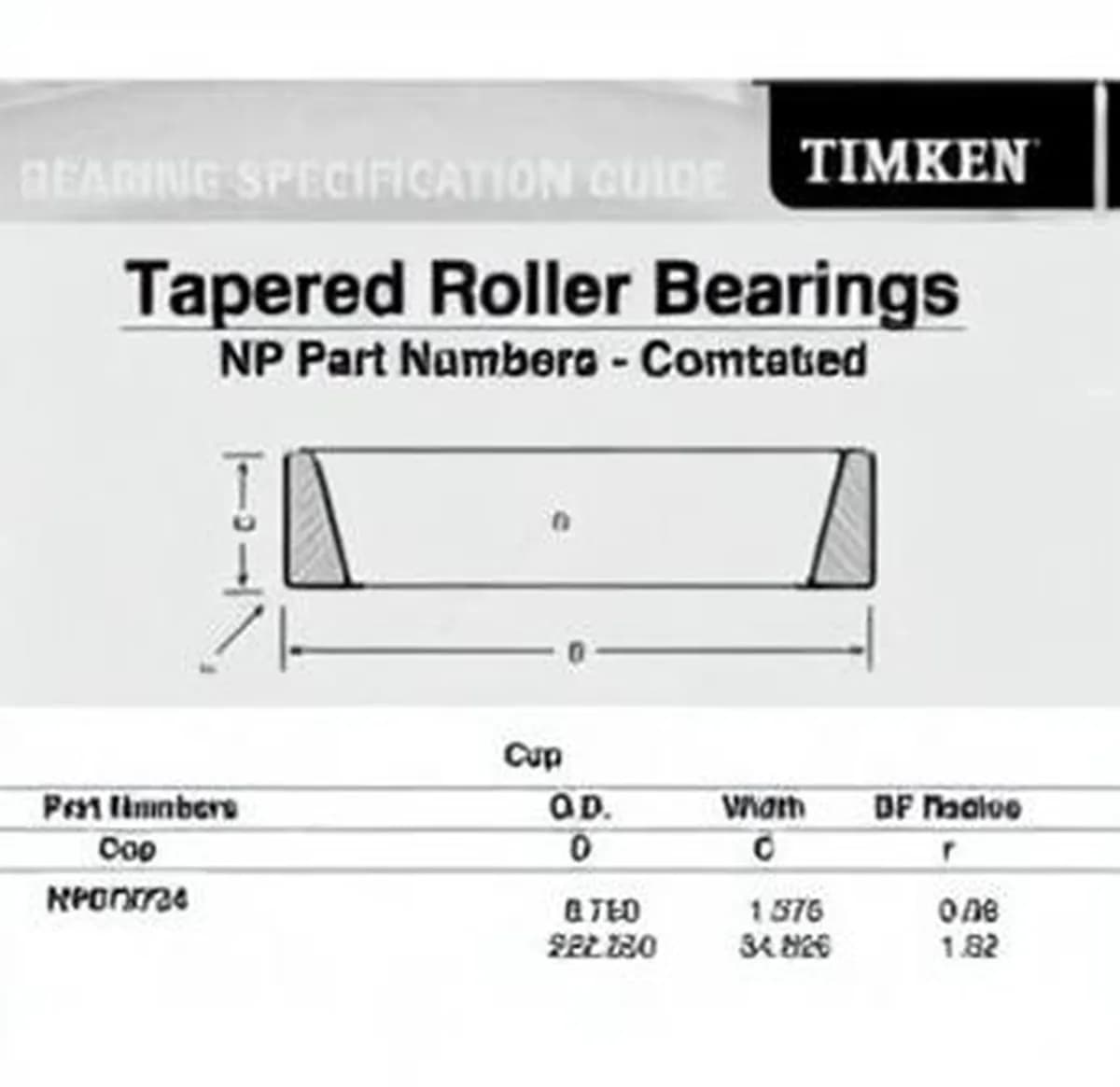 TIMKEN NP673724-TIMKEN - Image 1