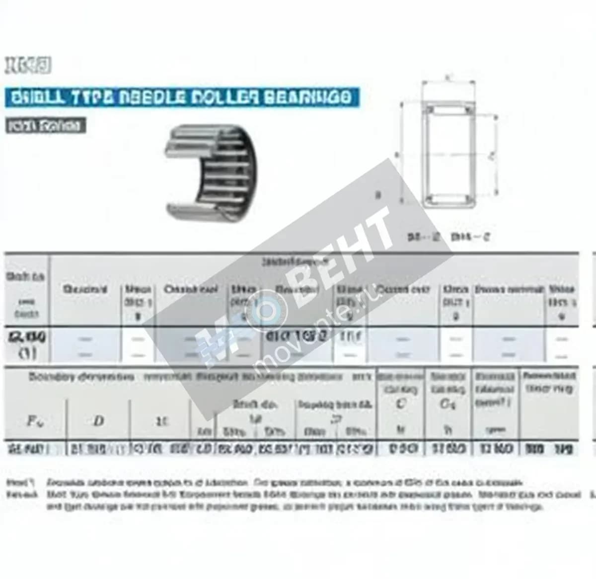 IKO BA168-ZOH-IKO - Image 1