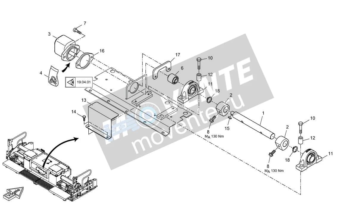 2045389 подшипник Vögele - Image 1