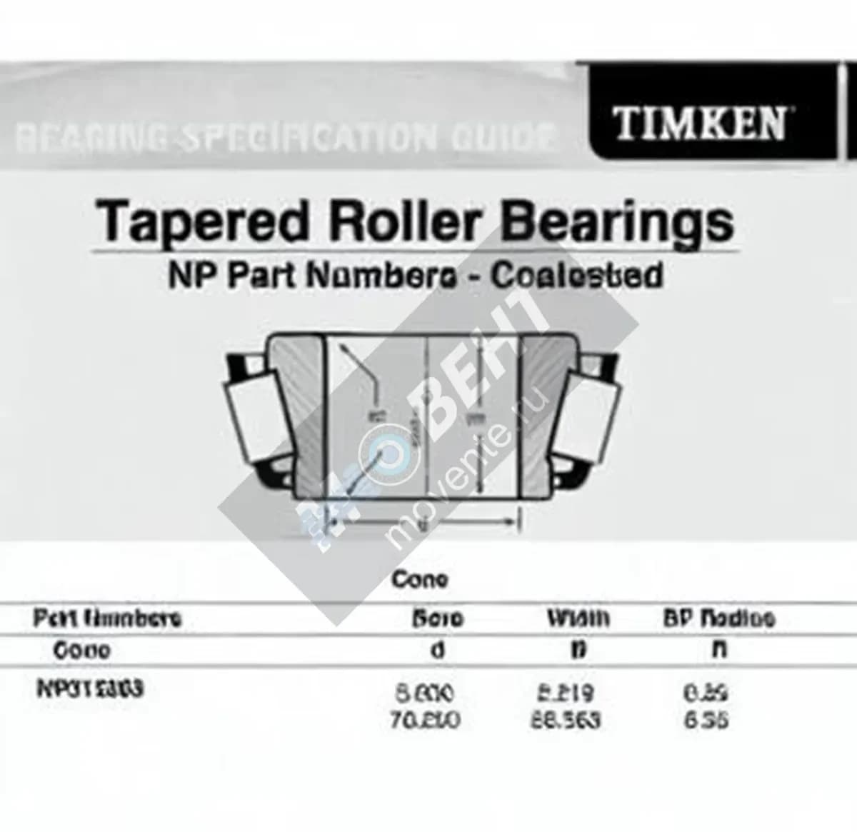 TIMKEN NP313363-TIMKEN - Image 1