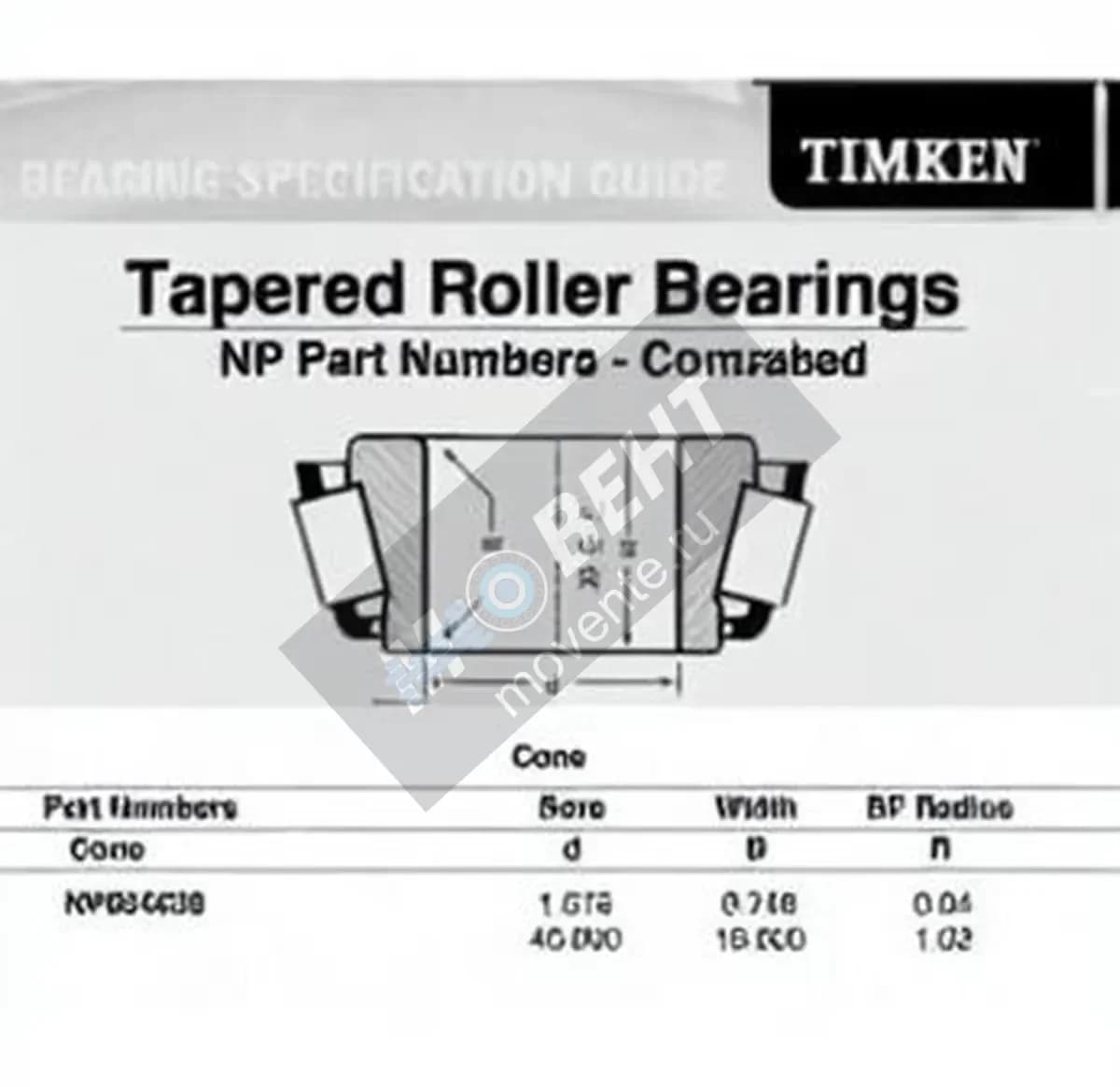 TIMKEN NP654538-TIMKEN - Image 1