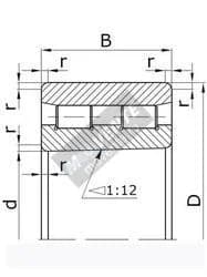 Подшипник 4-3182140ЛК NN3040KMP41 1-ГПЗ - Image 1