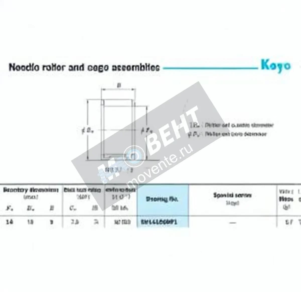 JTEKT RV141909P1-JTEKT - Image 1