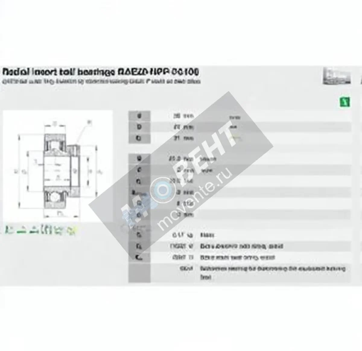 INA RAE20-NPP-FA106-INA - Image 1