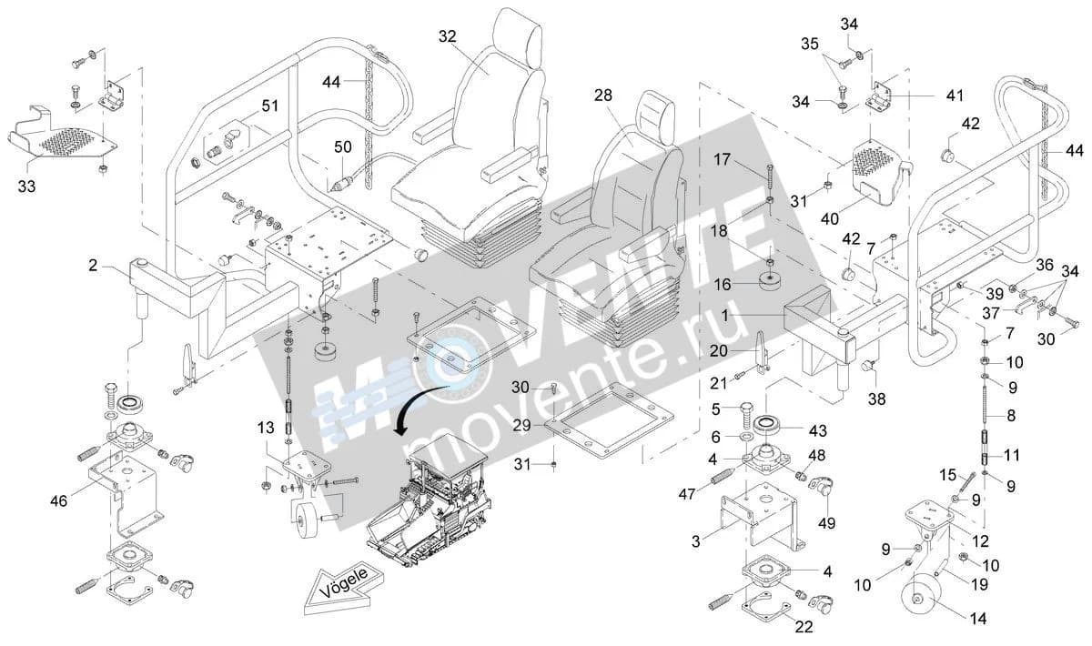 4611110001 подшипник Vögele - Image 1