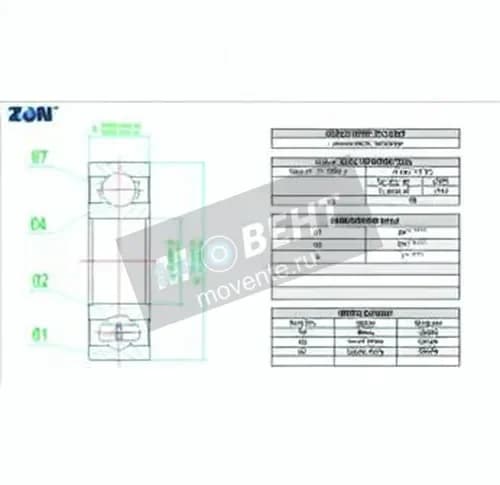 ZEN 61804-CE-SI3N4-PTFE-ZEN - Image 1