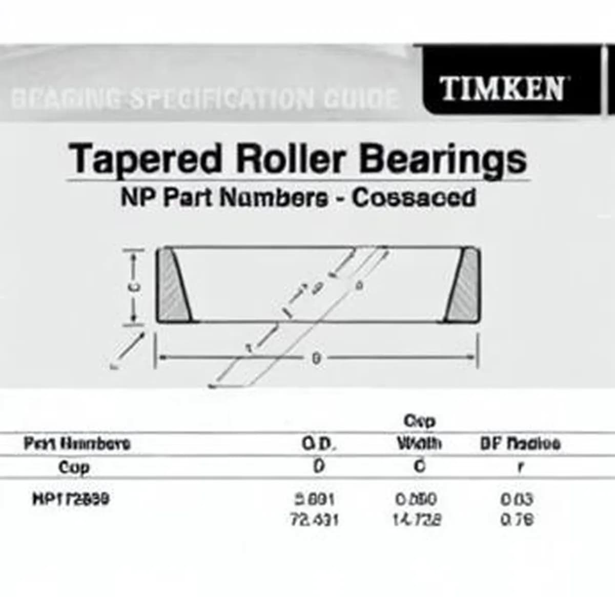TIMKEN NP172939-TIMKEN - Image 1