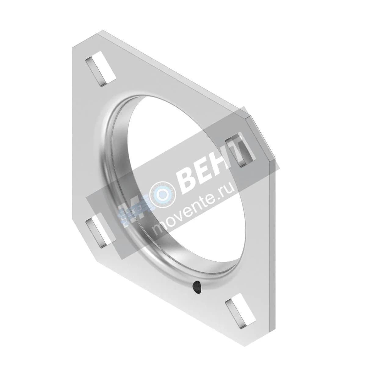 H160466: Фланцевый корпус подшипника с 4 отверстиями