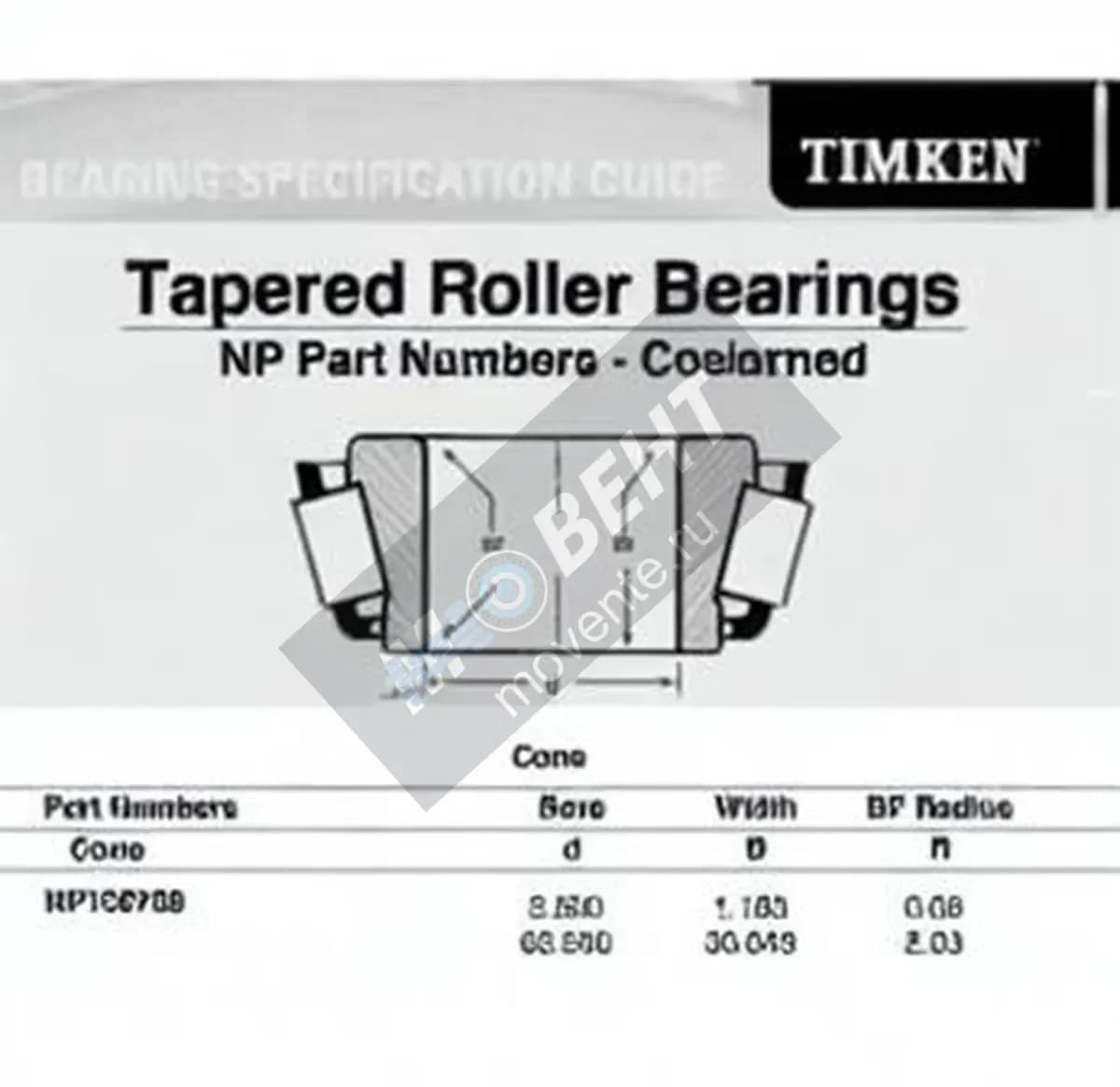 TIMKEN NP138708-TIMKEN - Image 1