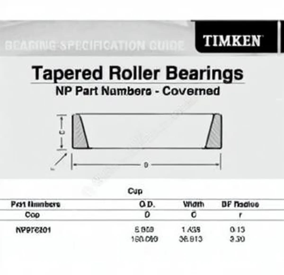 TIMKEN NP975201-TIMKEN - Image 1