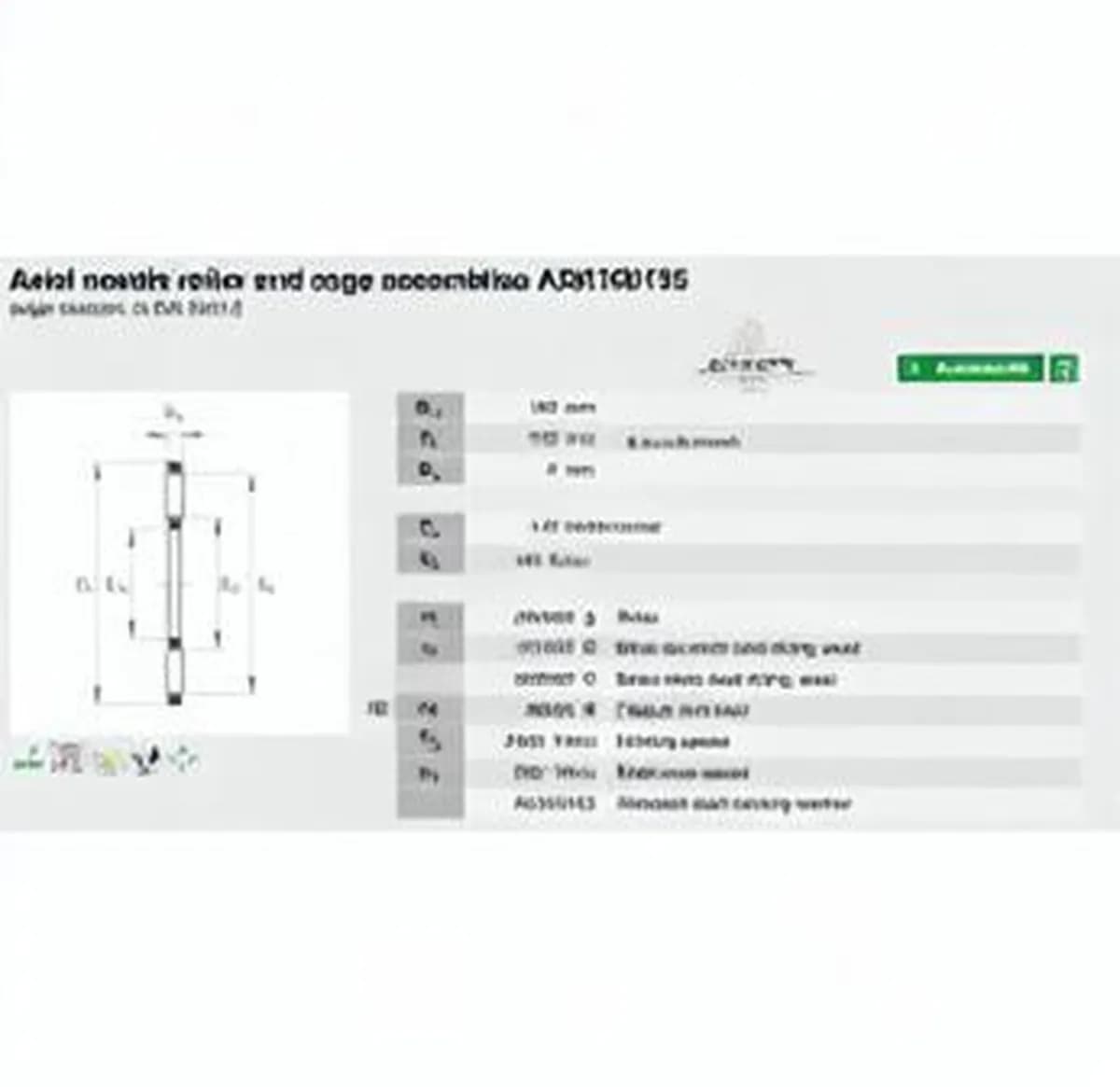 INA AXK100135-INA - Image 1