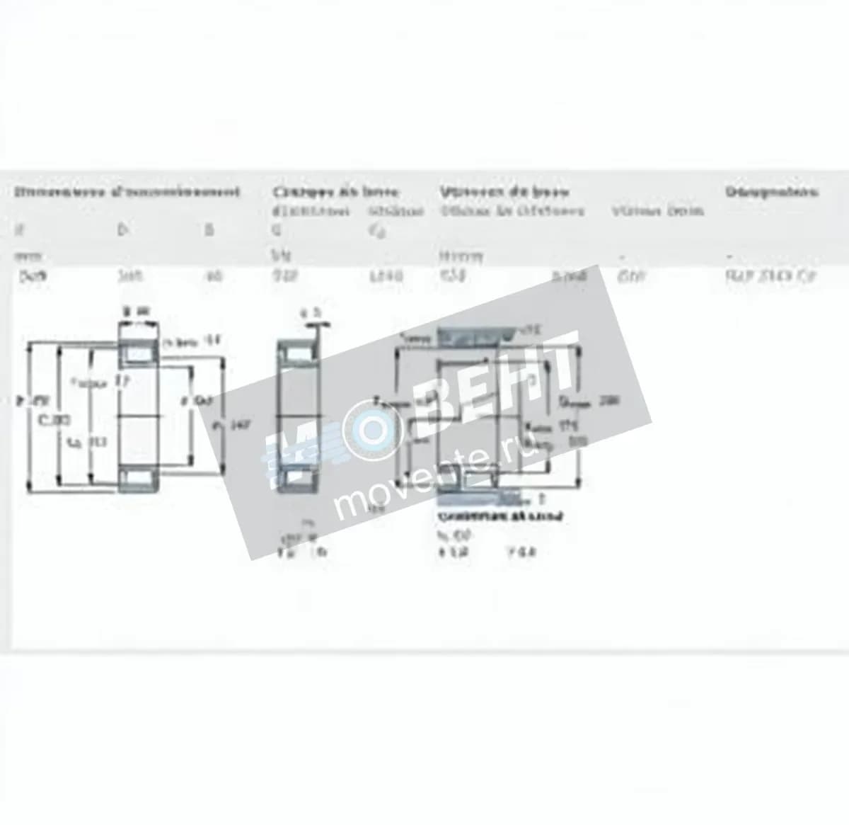 SKF NCF2944CV-SKF - Image 1