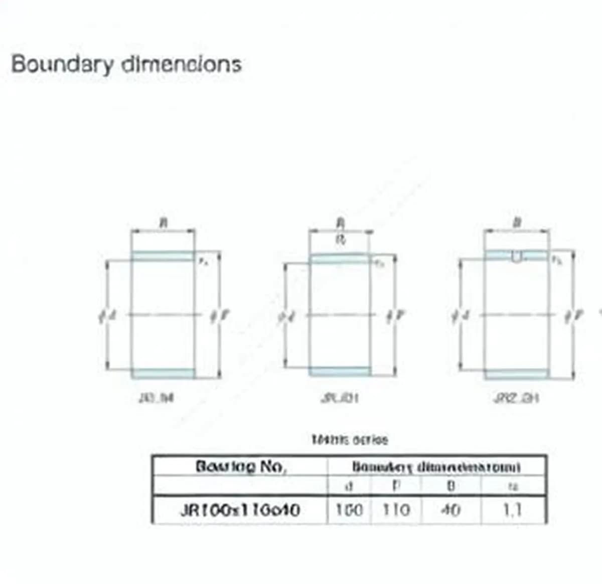 JTEKT JR100X110X40-JTEKT - Image 1