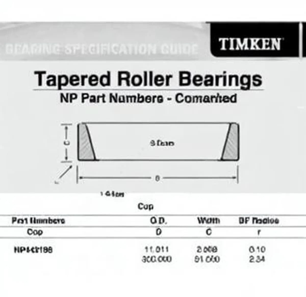 TIMKEN NP443198-TIMKEN - Image 1