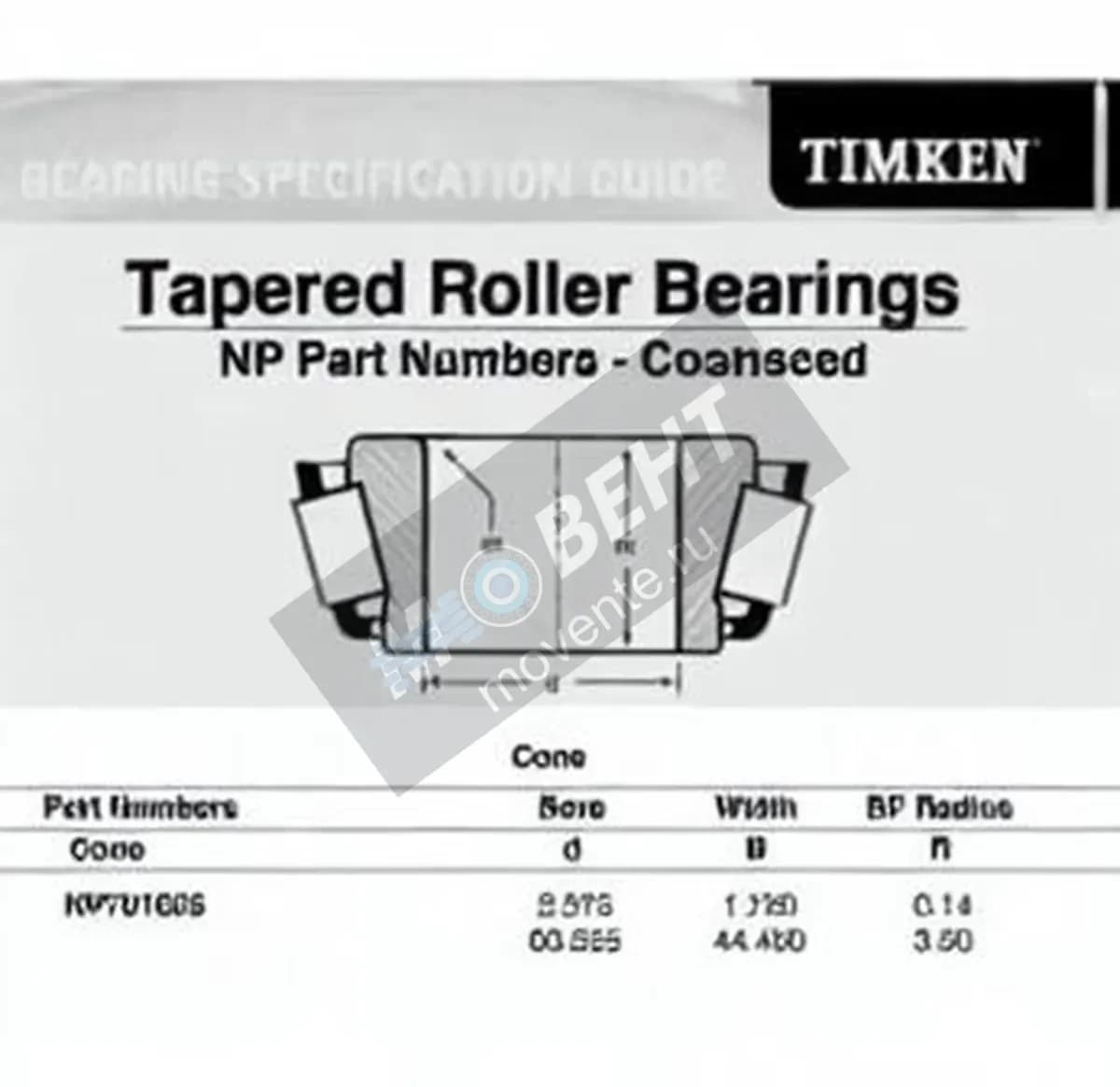 TIMKEN NP701655-TIMKEN - Image 1