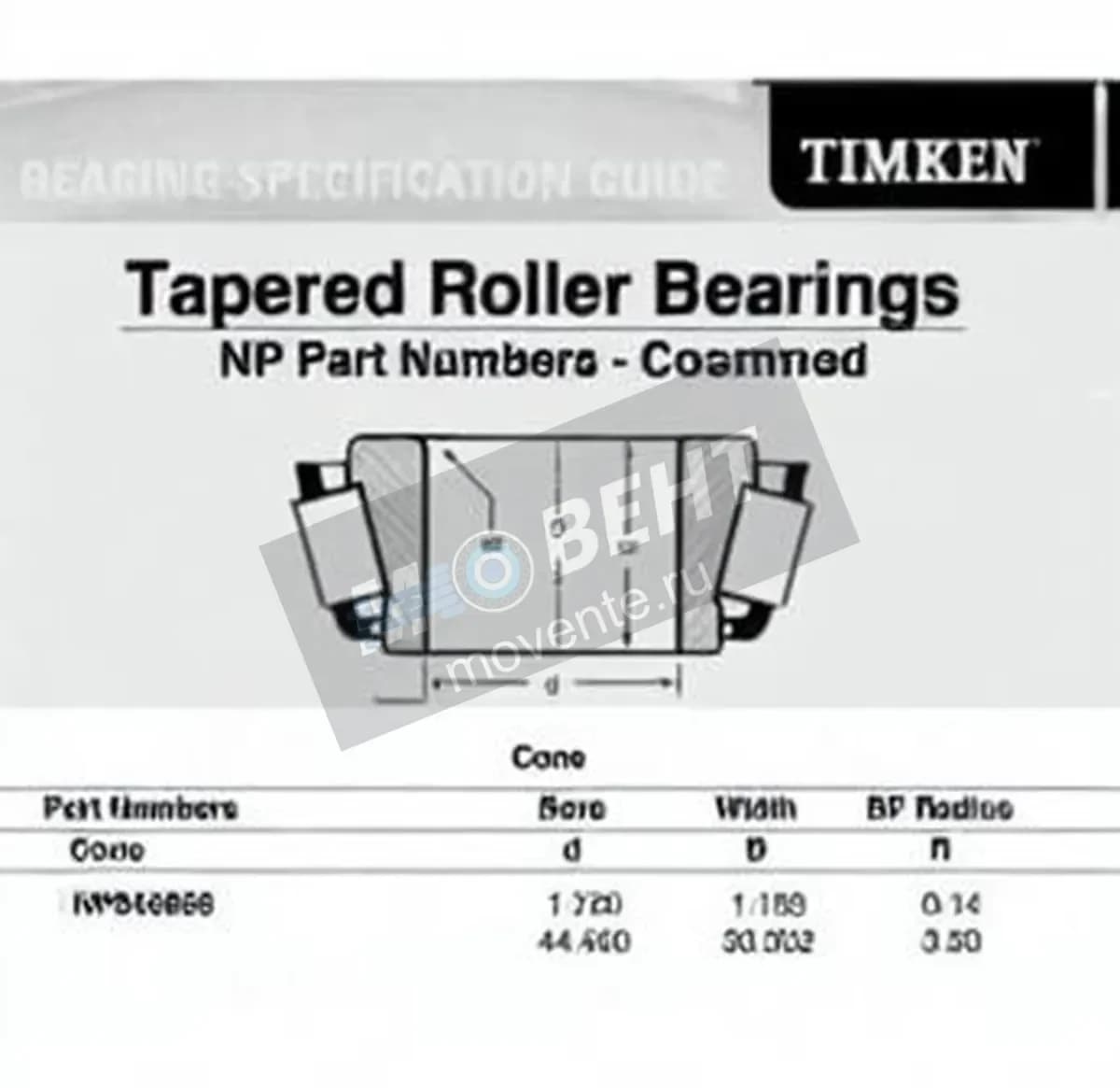 TIMKEN NP945856-TIMKEN - Image 1