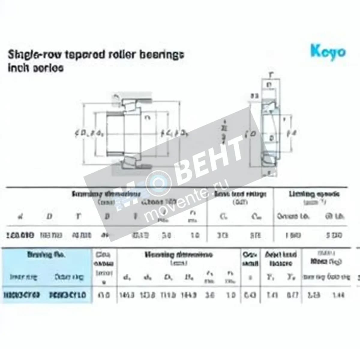 JTEKT HM624749-HM624710-JTEKT - Image 1