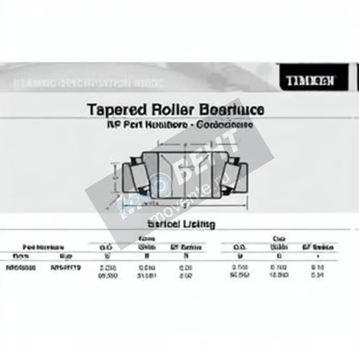 TIMKEN NP043905-NP547779-TIMKEN - Image 1