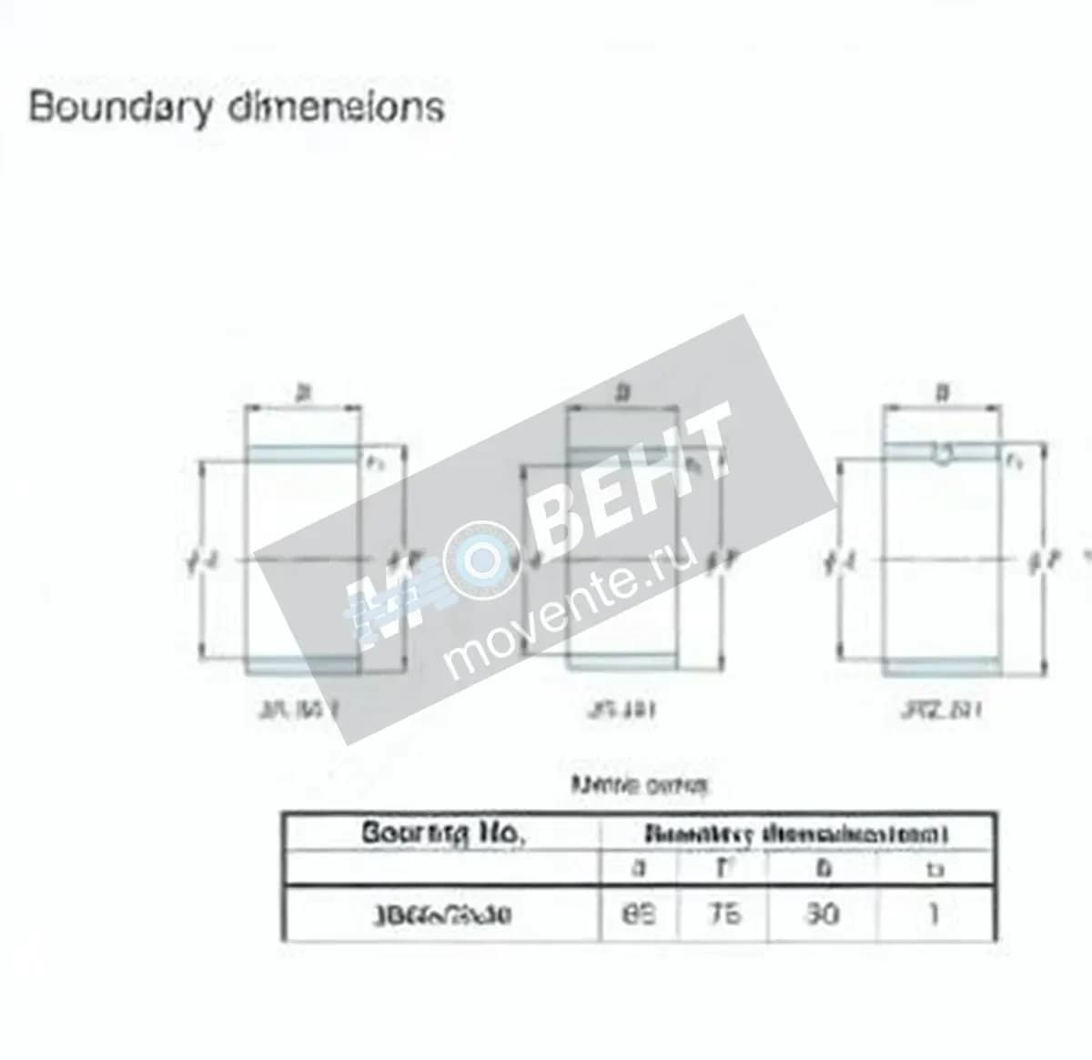 JTEKT JR65X75X30-JTEKT - Image 1
