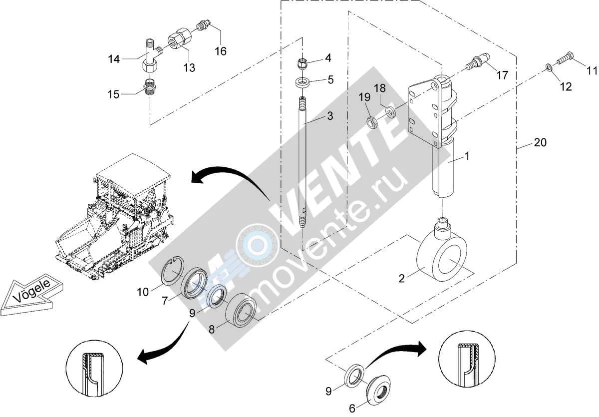 4611402199 подшипник Vögele - Image 1