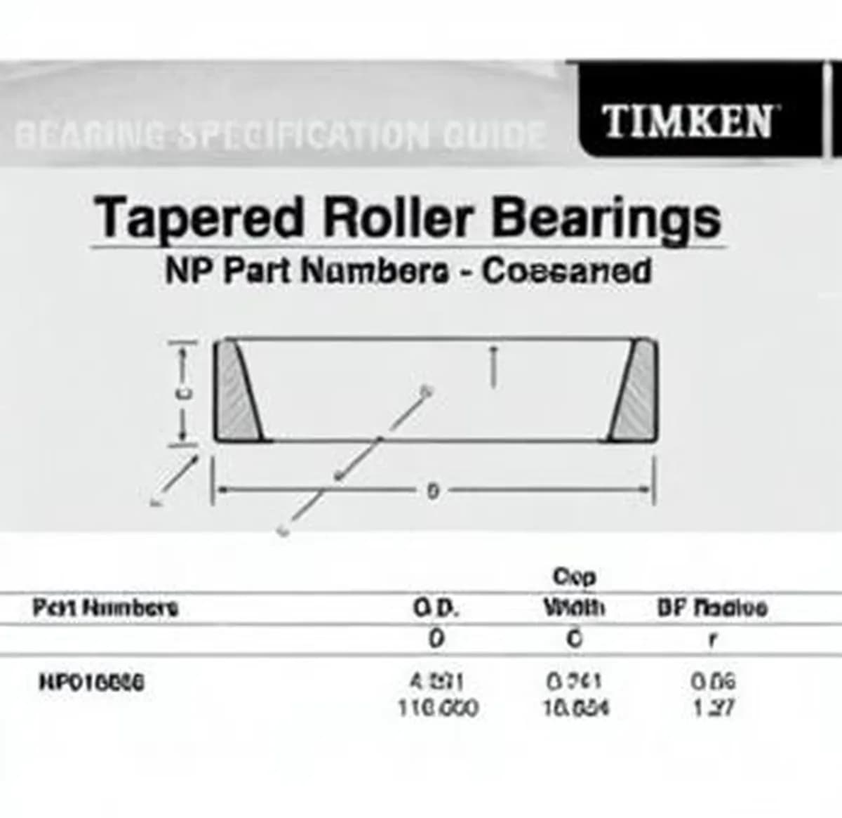 TIMKEN NP016656-TIMKEN - Image 1