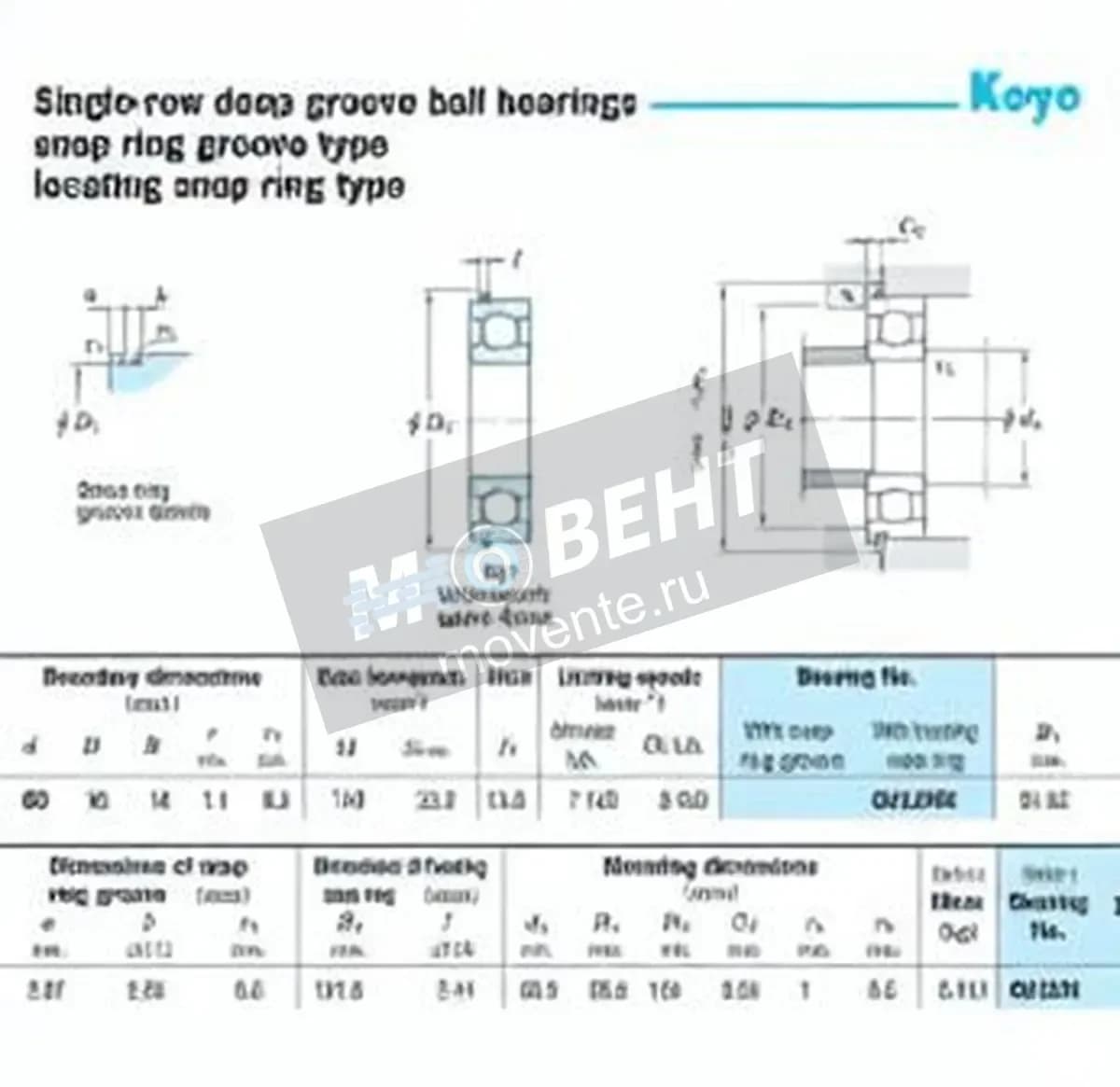 JTEKT 6012-NR-JTEKT - Image 1