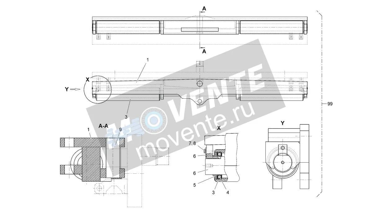 9506200625 подшипник Vögele - Image 1