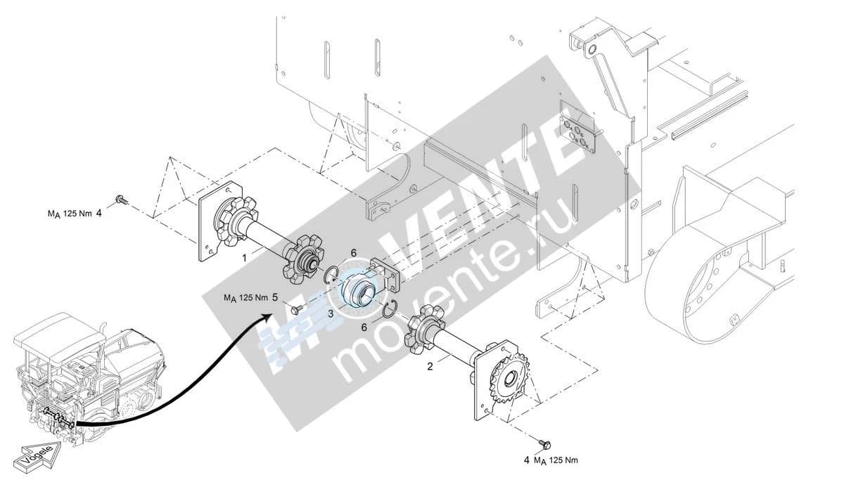 2046248 подшипник Vögele - Image 1