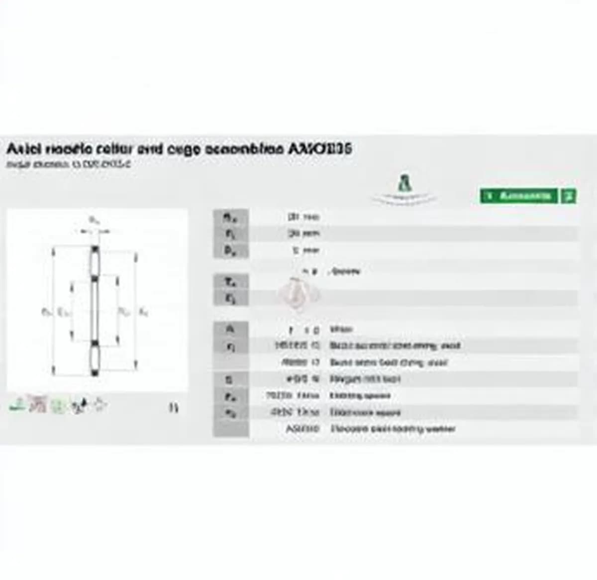 INA AXK2035-INA - Image 1