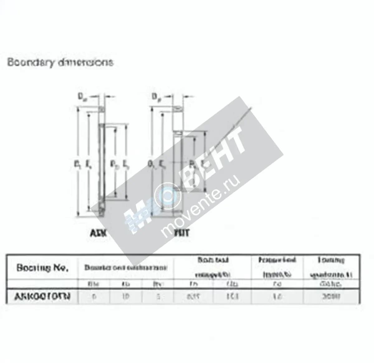 JTEKT AXK0619-TN-JTEKT - Image 1