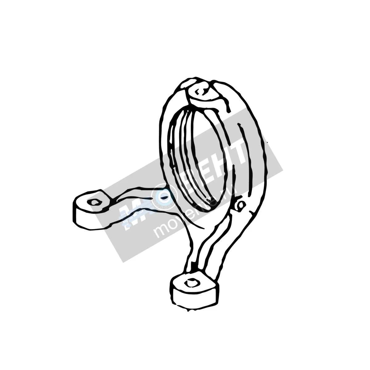H113890: Опорный корпус подшипника
