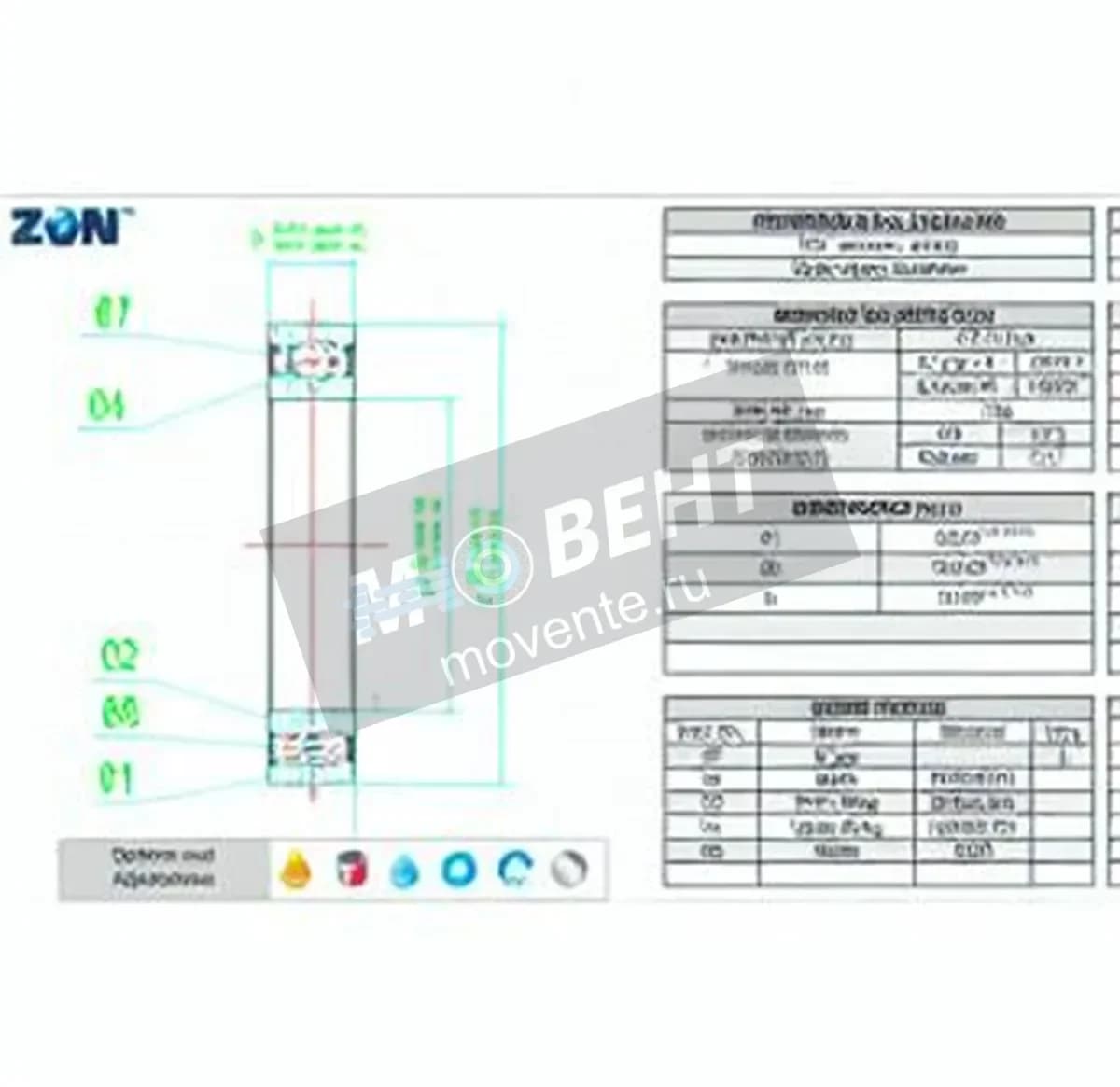 ZEN 61816-2RS-ZEN - Image 1