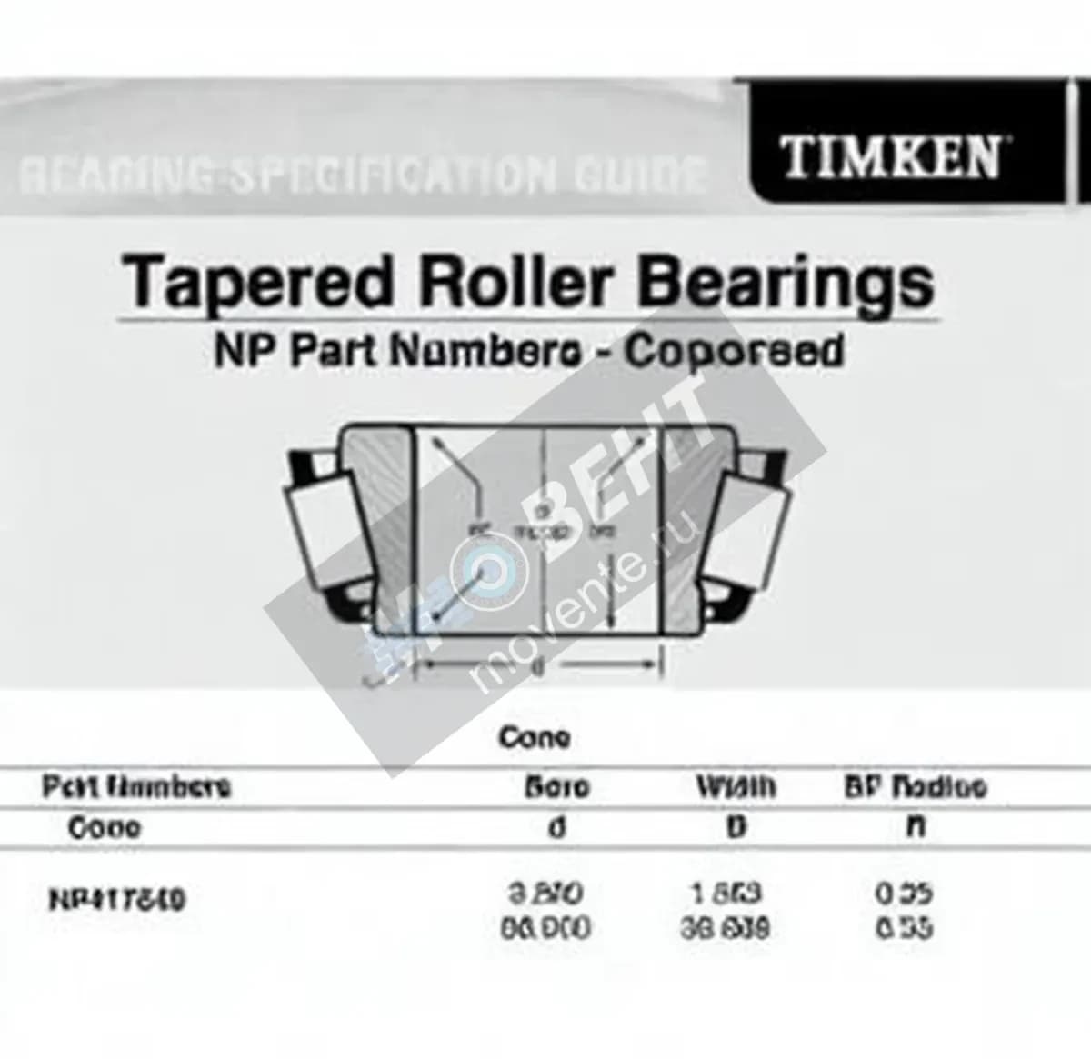 TIMKEN NP417549-TIMKEN - Image 1