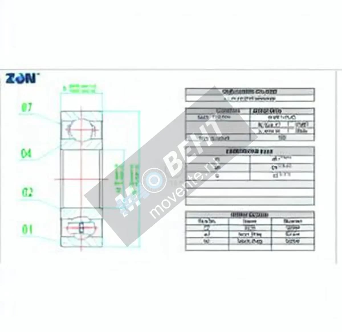 ZEN 6008-CE-SI3N4-PTFE-ZEN - Image 1