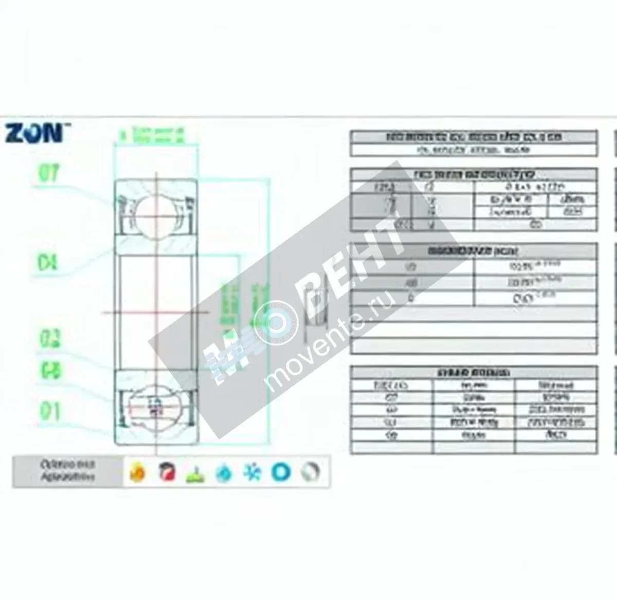 ZEN S6001-2RS-C3-J-CB-ZEN - Image 1